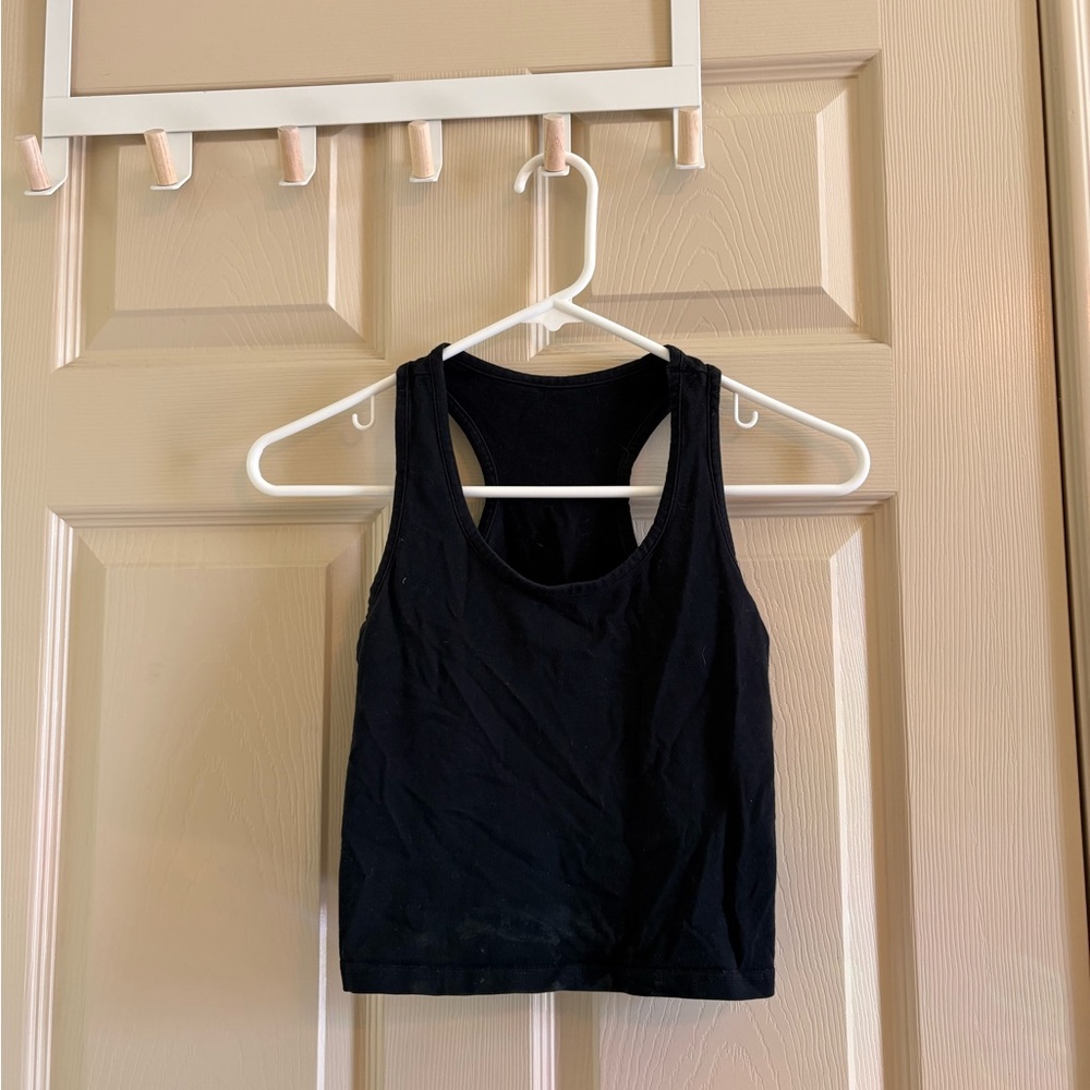 Amazon Black Crop Top